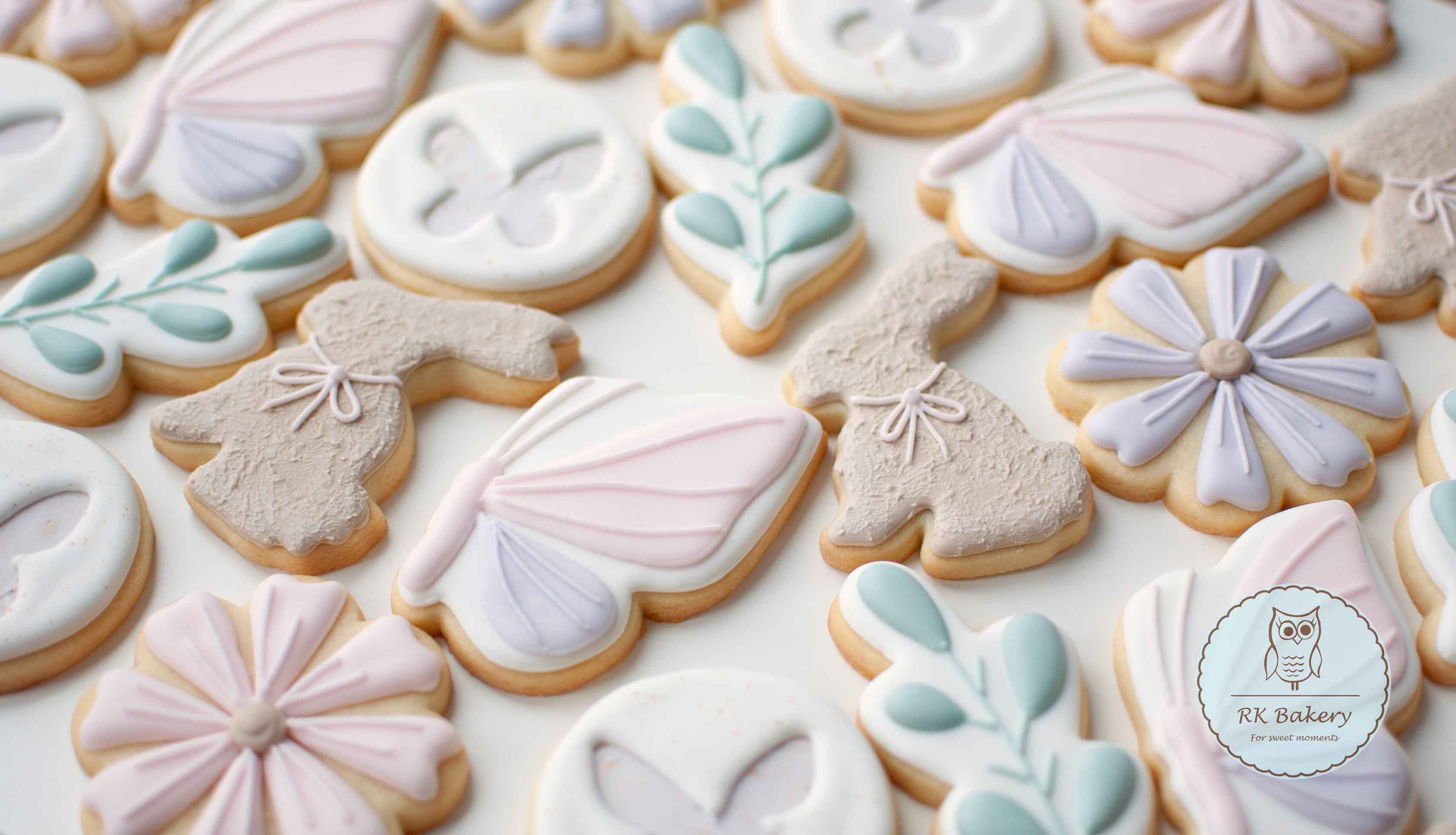 Enchanted forest themed cookies